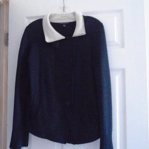Banana Republic classic long navy wool sweater